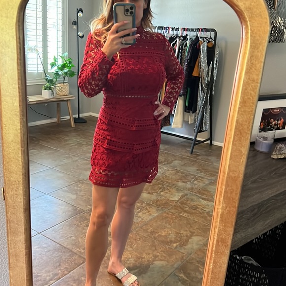 Star 🌟 Eyelet Layered Dress Size M - Picture 5 of 5